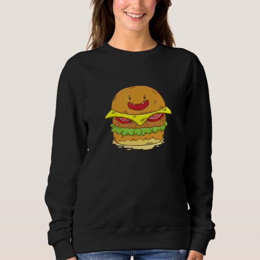 Sweatshirt Cheeseburger (Devant)