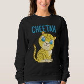 Sweatshirt Cheetah Fastest Cat Cheetah (Devant)
