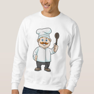 Sweatshirt Chef avec casquette et cuillère à soupe du chef