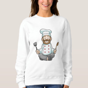 Sweatshirt Chef avec tablier de Cuisine au Yoga