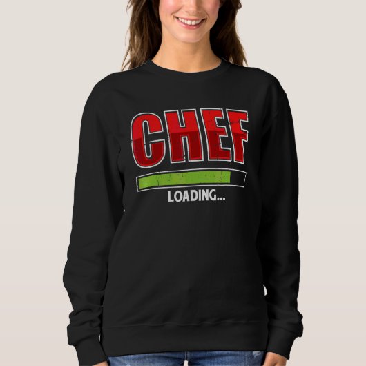 Sweatshirt Chef Chargement Future Cook Cuisine Dit (Devant)