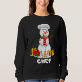 Sweatshirt Chef Christmas Funny Snowman Xmas Holiday Pajamas (Devant)