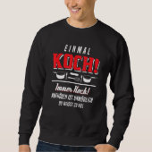 Sweatshirt Chef Cooking Chef Kitchen Cooking Course Chef Work (Devant)