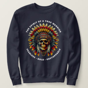Sweatshirt Chef du crâne amérindien