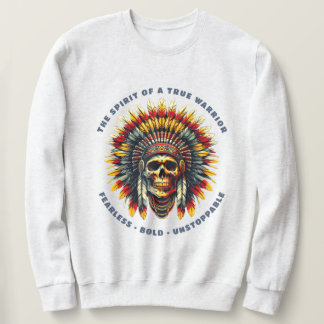 Sweatshirt Chef du crâne amérindien