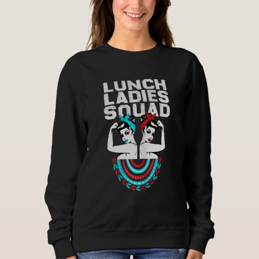 Sweatshirt Chef femme Restaurant Équipe Déjeuner Dames SquOff (Devant)