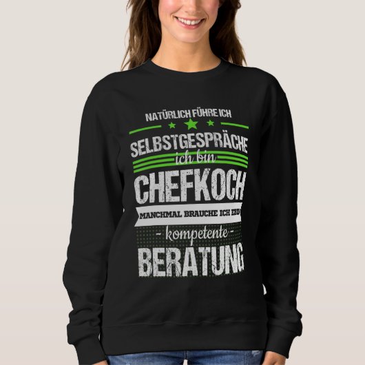 Sweatshirt Chef Hobby Chef Profession Chef Dit (Devant)