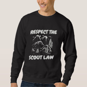Sweatshirt Chef Louve Scoutisme Respecter la Loi du Scout