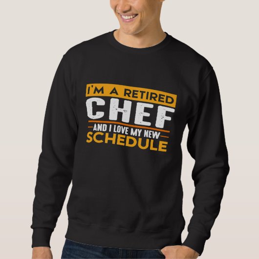 Sweatshirt Chef retraité (Devant)