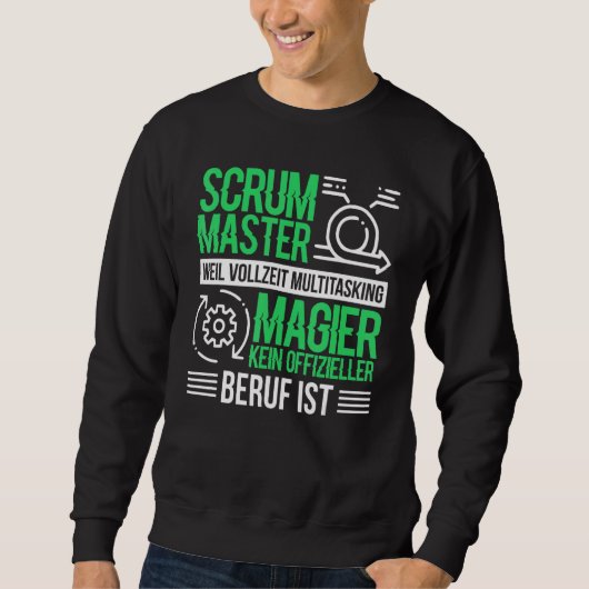 Sweatshirt Chefs de marionnette de logiciel Agile Scrum Maste (Devant)