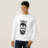 Sweatshirt Chemise à barbe drôle | Mari | Cadeau pour petit a (Devant entier)