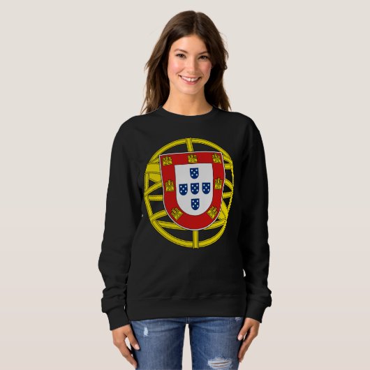 Sweatshirt Chemise à designs portugais (Devant entier)