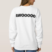 SWEATSHIRT CHEMISE À MANCHE LONGUE POUR FEMME (Dos)