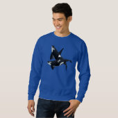 Sweatshirt Chemise à manches longues Baleine tueuse (Devant entier)