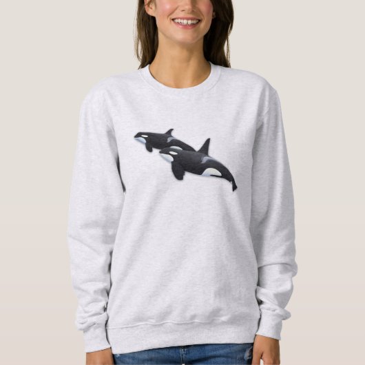 Sweatshirt Chemise à manches longues Baleine tueuse (Devant)