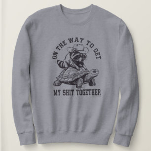Sweatshirt Chemise à manches longues drôle avec graphique de
