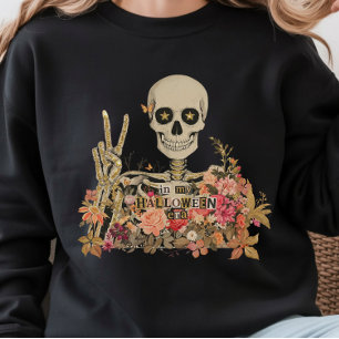Sweatshirt Chemise à manches longues florale squelette de ma