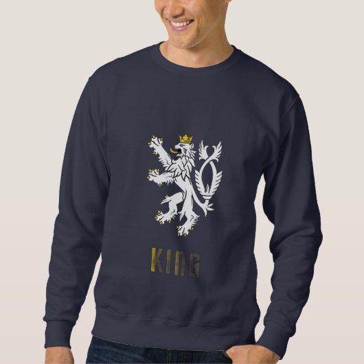 Sweatshirt Chemise à manches longues King Lion Crest (Devant)