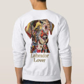 Sweatshirt Chemise à manches longues Labrador Retriever (Dos)