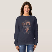 SWEATSHIRT CHEMISE À MANCHES LONGUES POUR FEMMES BONHEUR REDR (Devant entier)