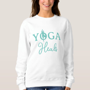 Sweatshirt Chemise à manches longues Yoga Heals avec silhouet