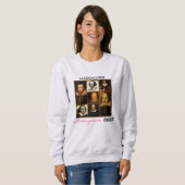 Sweatshirt Chemise à sueur femme Geek Hardcore Shakespeare (Devant entier)