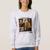 Sweatshirt Chemise à sueur femme Geek Hardcore Shakespeare (Devant)