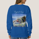 Sweatshirt Chemise à sueur pour femme avec image de peinture (Dos)