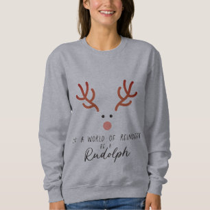 Sweatshirt Chemise à sueur Rudolph pour femmes