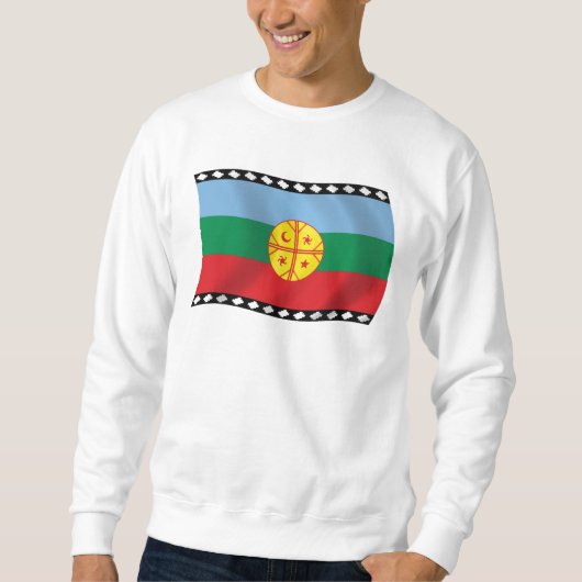 Sweatshirt Chemise au drapeau mapuche (Devant)