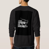 Sweatshirt Chemise avec citation de motivation  (Dos)