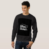 Sweatshirt Chemise avec citation de motivation  (Devant entier)