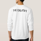 Sweatshirt Chemise blanche avec les logos noirs 2 (Dos)