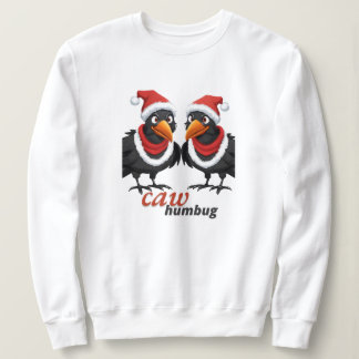Sweatshirt Chemise Caw Humbug Christmas Crows