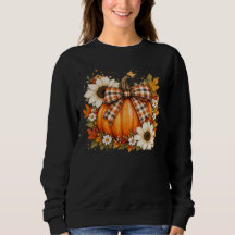 Chemise chrétienne d'automne à motif de citrouille