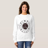 Sweatshirt Chemise Créée pour Adorer (Devant entier)