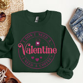 Sweatshirt Chemise d’amant à café Valentine’s Day, cadeau Val