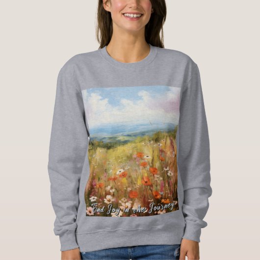 Sweatshirt Chemise de base pour femmes (Devant)