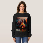 Sweatshirt Chemise de base pour femmes (Devant entier)