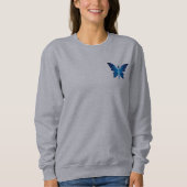 Sweatshirt Chemise de base pour femmes Blue Faery (Devant)