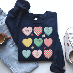Sweatshirt Chemise de coeur de la Saint Valentin, cadeau de l