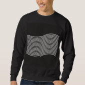 Sweatshirt Chemise de conception abstraite unique, Manche lon (Devant)