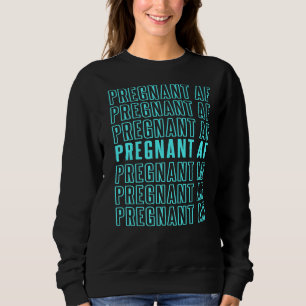 Sweatshirt Chemise de Faire-part pour bébé enceinte Af 2022 G