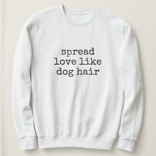 Sweatshirt Chemise de femme à manches longues « Répandre l'am (Design devant)