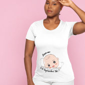 Sweatshirt Chemise de grossesse - Drôle bébé Faire-part Tee