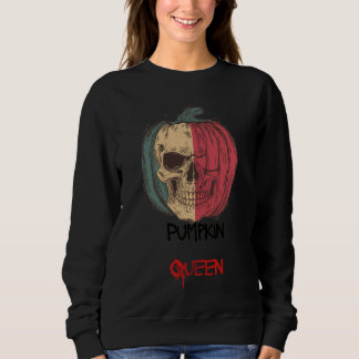 Sweatshirt Chemise de Halloween Pumpkin Queen • Vibrations So