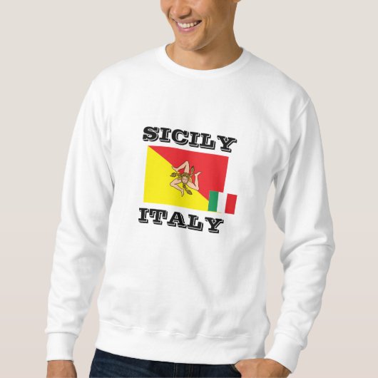 Sweatshirt Chemise de la Sicile Flag* (Devant)