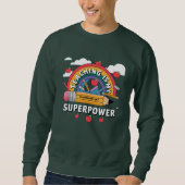 Sweatshirt Chemise de l'enseignant et de la classe (Devant)