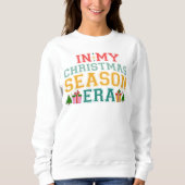Sweatshirt Chemise de l'ère de la saison de Noël Université C (Devant)