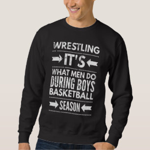 Sweatshirt Chemise de lutte rétro Costume Wrestler Real Mens